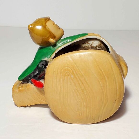 Acme China Pixie Elf Cello Planter Vintage - Picture 4 of 8